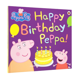 小猪佩奇 佩奇生日快乐 英文原版绘本 Peppa Pig Happy Birthday Peppa 粉红猪小妹 Ladybird 进口英语书籍