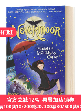 永泊镇 烟与影的追猎者1 英文原版 The Trials of Morrigan Crow 莫里根乌鸦的审判Nevermoor杰西卡汤森Townsend Jessica 英语书籍
