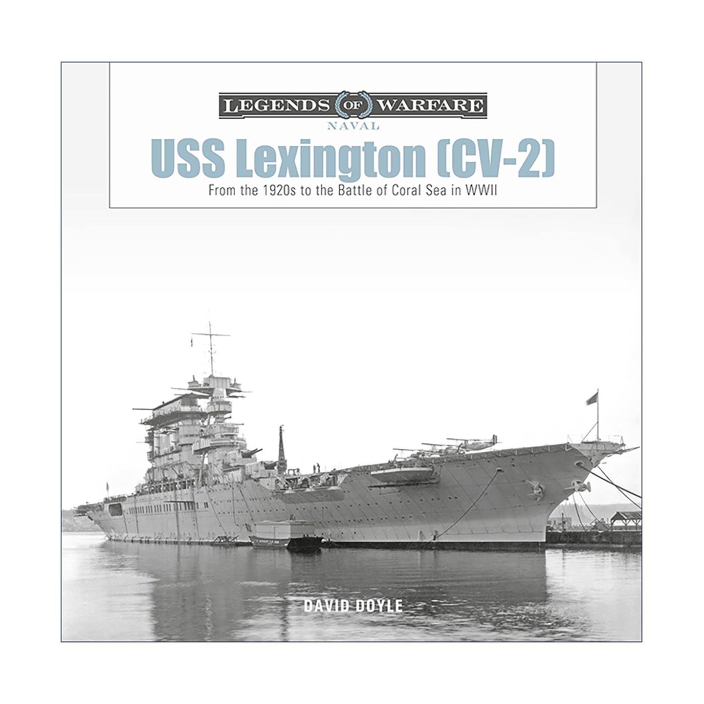 英文原版 USS Lexington CV-2 列克星敦号航空母舰 美国海军战舰 精装 英文版 进口英语原版书籍