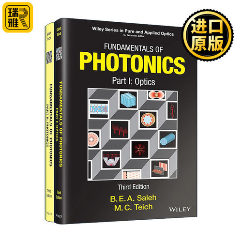 Fundamentals of Photonics 光子学基础2卷集 全彩精装第3版