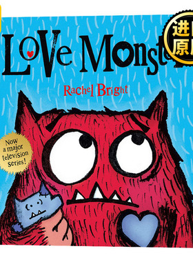 小怪兽阿蒙 谁会喜欢我 Love Monster 英文原版 Rachel Bright 爱的怪兽 亲子情感启蒙故事绘本 英文版进口原版英语书籍