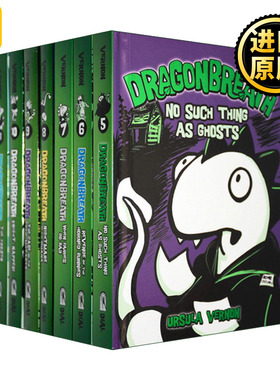 Dragonbreath 龙吸系列5-11册 精装 全彩儿童幽默漫画桥梁章节小说 中小学课外英语读物 Ursula Vernon