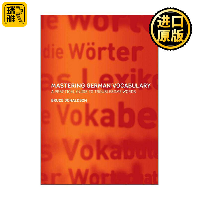 原版 Mastering German Vocabulary 掌握德语词汇 棘手词汇的实用指南 进口原版书籍