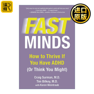 Fast Minds 快速思维 注意缺陷与多动障碍者如何茁壮成长 ADHD多动症 Craig Surman