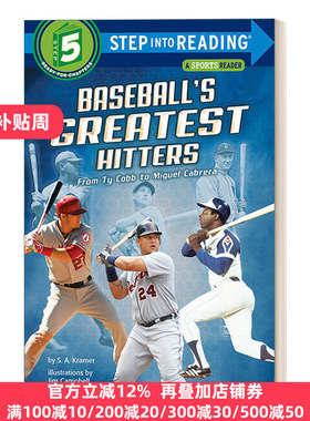 英文原版 Step Into Reading 5 - Baseball's Greatest Hitters