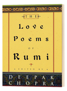 鲁米情诗 英文原版 The Love Poems Of Rumi 全英文版 Deepak Chopra 进口原版英语书籍