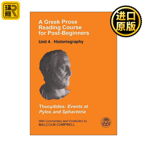 英文原版 A Greek Prose Course Unit 4 希腊语散文阅读进阶教材4 历史文本 英文版 进口英语原版书籍