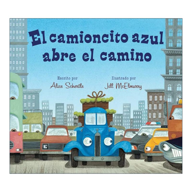 原版 El camioncito azul abre el camino Little Blue Truck Leads the Way 蓝色小卡车带路 西班牙语 纸板书 进口原版书籍