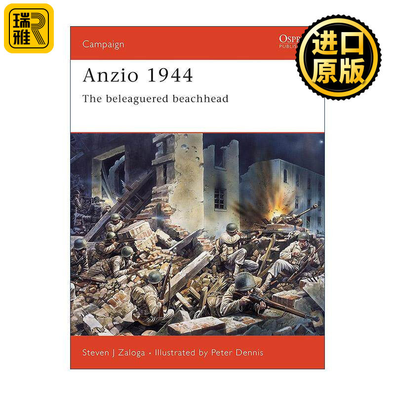 英文原版 Anzio 1944 二战安齐奥战役 战争历史系列 英文版 进口英语原版书籍