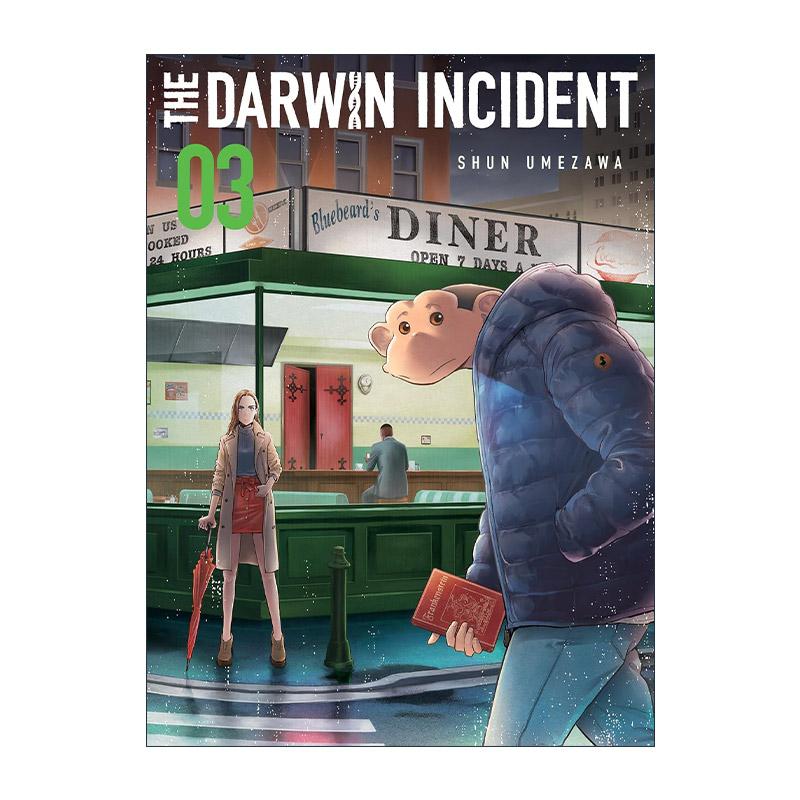 英文原版 Darwin Incident 3 达尔文事变3 科幻冒险漫画 梅泽俊 英文版 进口英语原版书籍