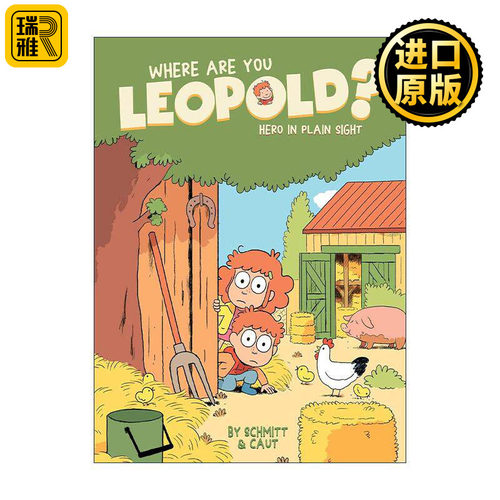 英文原版 Where Are You Leopold 利奥波德你在哪 卷二 雅思词汇漫画书 英文版 进口英语原版书籍