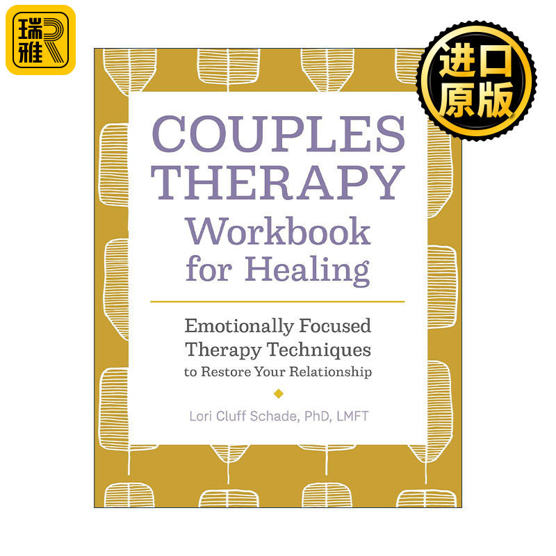 英文原版 Couples Therapy Workbook for Healing 伴侣关系治疗手册 情绪焦点疗法 夫妻情侣 EFT 英文版 进口英语原版书籍