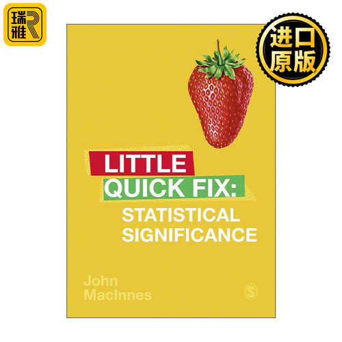 英文原版 Statistical Significance 如何理解统计显著性 定量研究统计学小手册 英文版 进口英语原版书籍