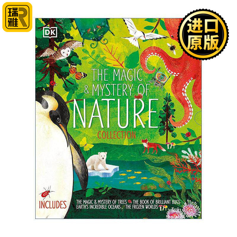 英文原版 The Magic and Mystery of Nature Collection 大自然的神奇与奥秘系列4本套装 DK自然科普百科精装 进口英语原版书籍