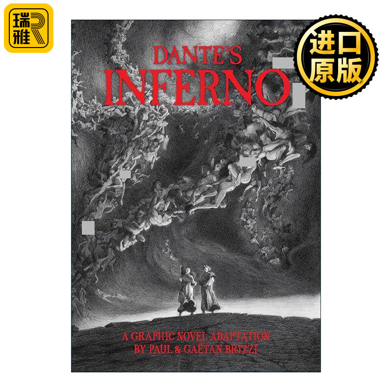 英文原版 Dante's Inferno 但丁神曲 地狱篇 改编版漫画 幻想曲2000导演保罗·布里兹 精装 英文版 进口英语原版书籍