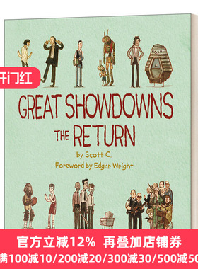 Great Showdowns: the Return Scott Campbell的异想电影插画：归来 英文原版