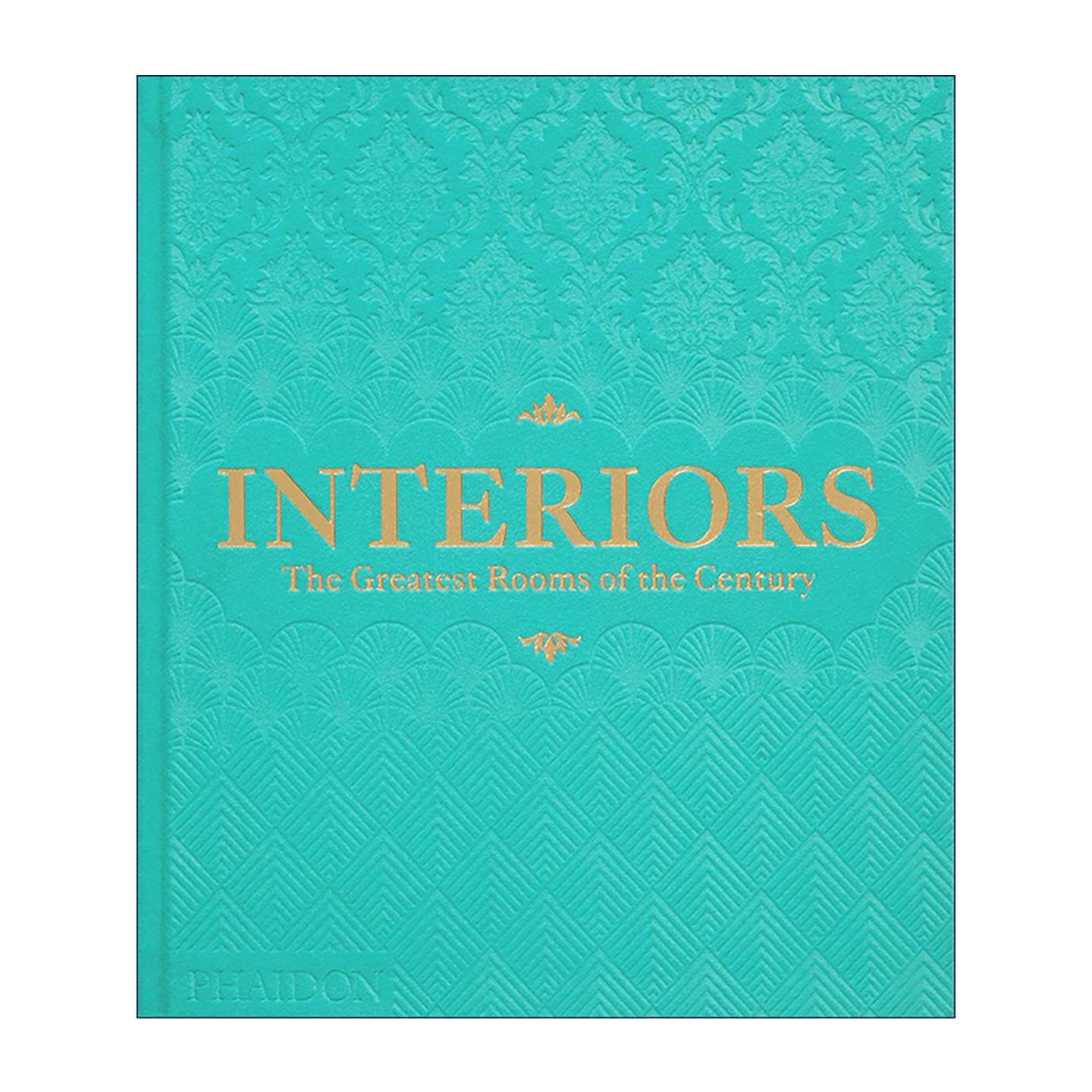 英文原版 Interiors 室内设计 本世纪室内设计精选 超过400件图示案例 天蓝绒面封面版 精装 英文版 进口英语原版书籍