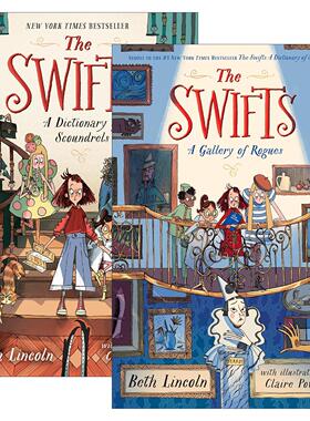 英文原版 The Swifts 斯威夫特家族系列2册 儿童侦探推理小说 Beth Lincoln 英文版 进口英语书籍
