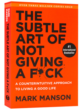 重塑幸福 英文原版 The Subtle Art of Not Giving a F*ck 如何活成你想要的模样 马克曼森Mark Manson罗振宇老罗推荐进口英语书籍
