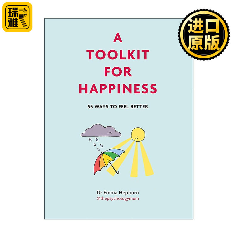 英文原版 A Toolkit for Happiness 心理工具包 幸福篇 55个让你感觉更好的方法 埃玛·赫伯恩 Emma Hepburn 精装