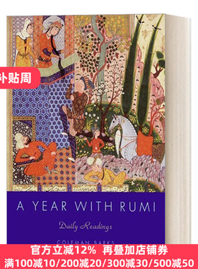 A Year with Rumi 和鲁米在一起的一年 精装 Coleman Barks