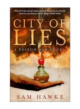 英文原版 City of Lies 毒药之战1 谎言之城 Sam Hawke畅销奇幻小说 英文版 进口英语原版书籍