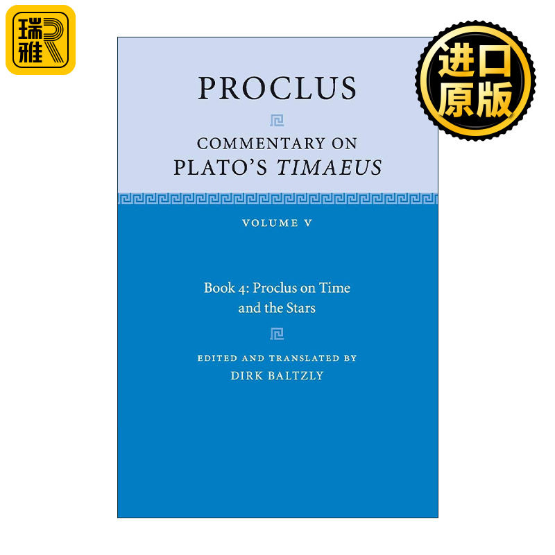 英文原版 Proclus Commentary on Plato's Timaeus 普罗克洛斯 对柏拉图蒂迈欧篇的评论 第五卷 英文版 进口英语原版书籍