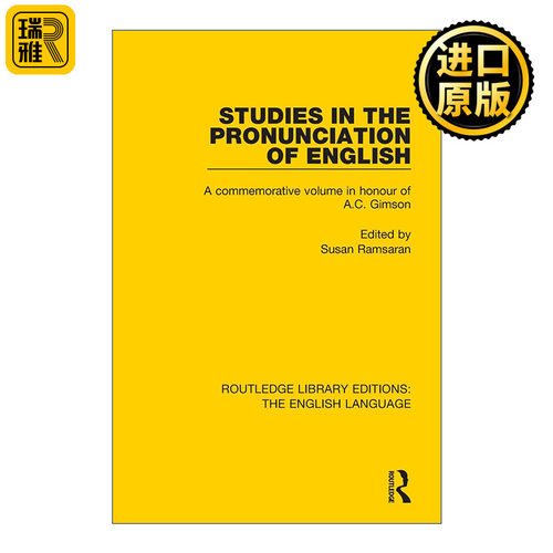 Studies in the Pronunciation of English 英语发音研究 吉姆森纪念集