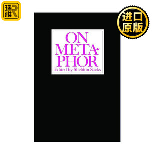 论隐喻 书籍 英文原版 Metaphor 英文版 进口英语原版 Sacks 芝加哥大学语言学教授Sheldon
