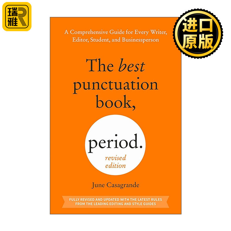 英文原版 The Best Punctuation Book Period 标点符号完全指南 修订版 写作编辑 学术商务 英文版 进口英语原版书籍
