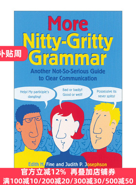 英文原版 More Nitty-Gritty Grammar Edith Hope Fine