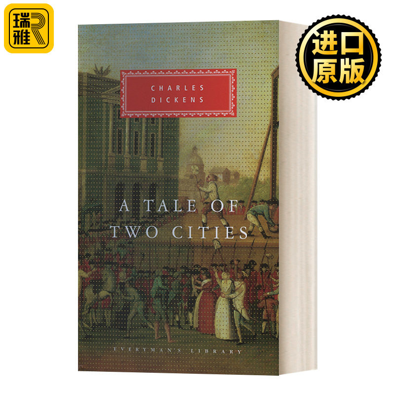 英文原版小说 A Tale of Two Cities 双城记 查尔斯·狄更斯 Everyman精装版 英文版 Charles Dickens 进口英语原版书籍