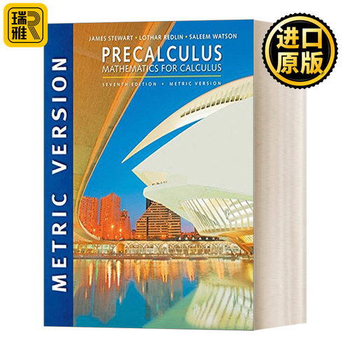 初级微积分 微积分数学 第七版 英文原版 Precalculus Mathematics for Calculus 詹姆斯斯图尔特 James Stewart 进口英语书籍