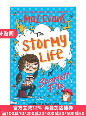 英文原版 The Stormy Life of Scarlett Fife 斯嘉丽法夫的风雨飘摇生活 章节桥梁书 The Exploding Life of Scarlett Fife 3