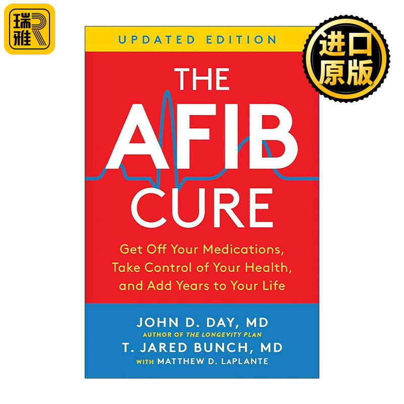 英文原版 The AFIB Cure 房颤的治疗和管理 更新版 摆脱药物 掌控健康 延长寿命 英文版 进口英语原版书籍