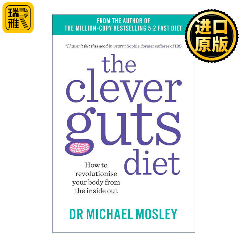 英文原版 The Clever Guts Diet 轻断食 完美瘦身的肠道革命 麦克尔?莫斯利 医学博士 Dr. Michael Mosley 进口英语原版书籍