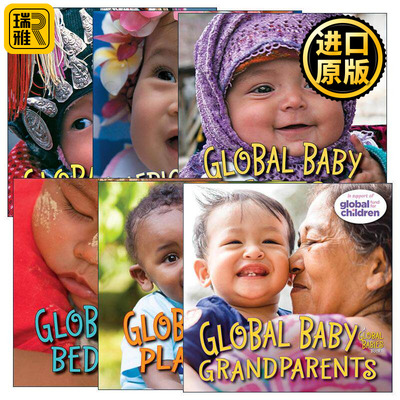 英文原版 Global Babies 全球宝宝系列6册套装 儿童绘本 纸板书 Maya Ajmera 玩耍时间 睡觉时间 英文版 进口英语原版书籍