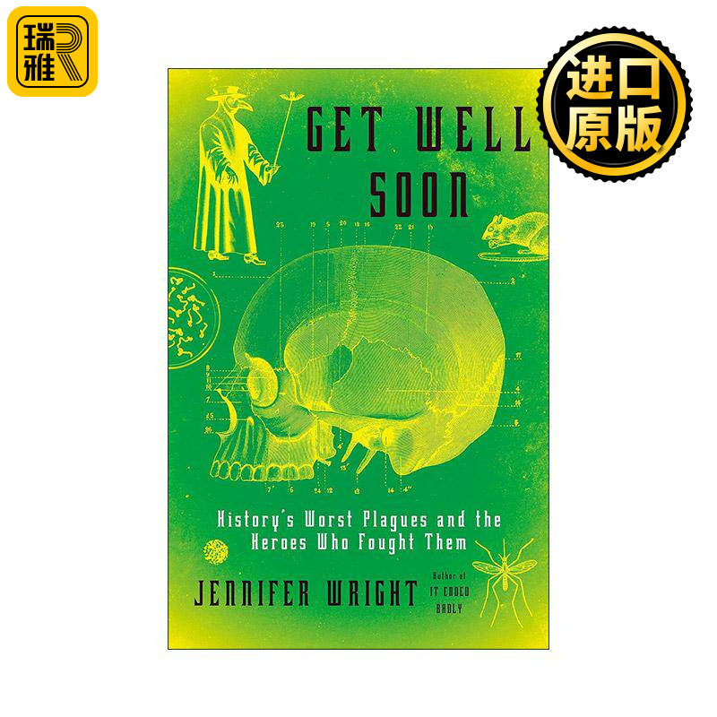 英文原版 Get Well Soon 早日康复 历史上严重的瘟疫和与之战斗的英雄 精装 英文版 进口英语原版书籍