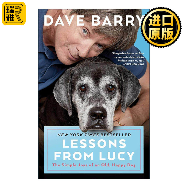 英文原版 Lessons From Lucy 露西的启示 一只老狗的简单快乐 普利策奖得主Dave Barry 英文版 进口英语原版书籍