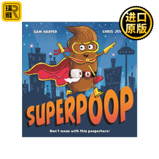 插画师Chris 儿童幽默搞笑绘本 Jevons 大便超人 Superpoop