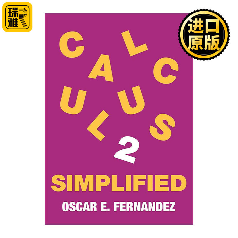 英文原版 Calculus 2 Simplified 普林斯顿微积分简析2 积分与无穷级数 数学教授Oscar E Fernandez 英文版 进口英语原版书籍