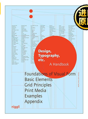 英文原版 Design Typography Etc A Handbook 设计排版手册 精装 英文版 进口英语原版书籍