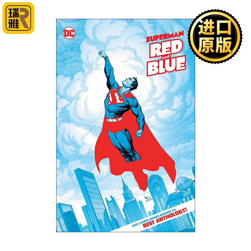 超人红与蓝 英文原版 Superman Red and Blue DC漫画 英文版 John Ridley 进口英语原版书籍 书籍/杂志/报纸 漫画类原版书 原图主图