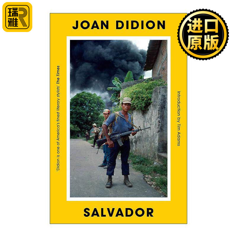英文原版 Salvador 萨尔瓦多 琼·狄迪恩纪实文学 英文版 进口英语原版书籍