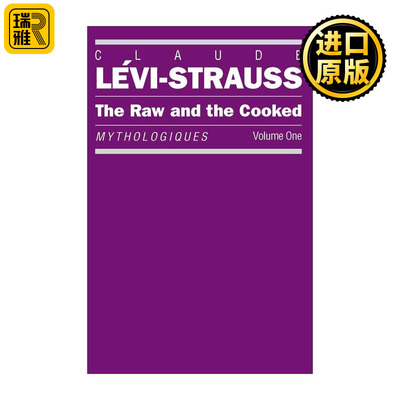 英文原版 The Raw and the Cooked Mythologiques 神话学 生食和熟食 忧郁的热带作者列维 斯特劳斯 英文版 进口英语原版书籍