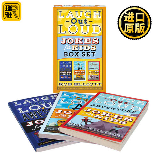 Laugh-Out-Loud Jokes for Kids 3-Book Box Set笑爆肚子的笑话3册盒装