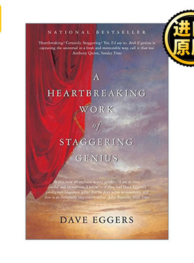 英文原版 A Heartbreaking Work of Staggering Genius 怪才的荒诞与忧伤 戴夫·艾格斯自传 Dave Eggers 英文版进口英语原版书籍