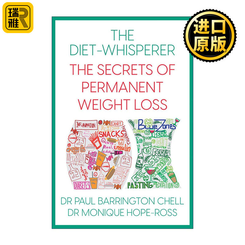 英文原版 The Diet-Whisperer 饮食密语 永久减肥的秘诀 Paul Barrington Chell 英文版 进口英语原版书籍