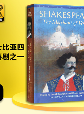 威尼斯商人 英文原版小说 The Merchant of Venice 威廉莎士比亚喜剧戏剧 William Shakespeare 仲夏夜之梦驯悍记作者进口英语书籍