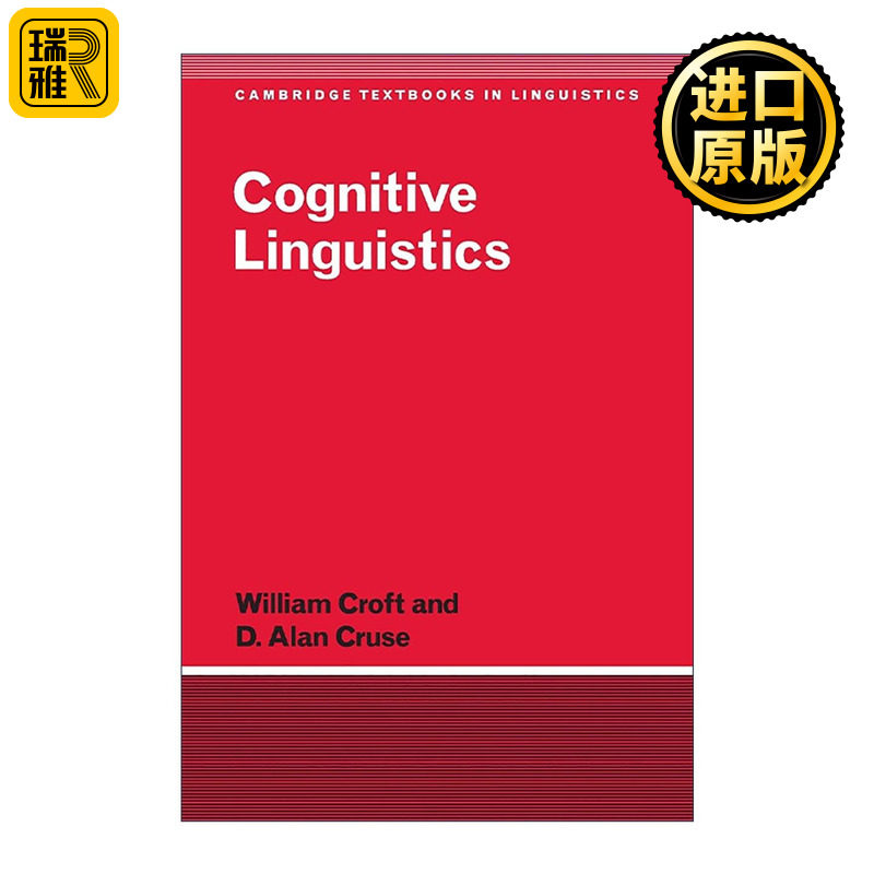 英文原版 Cognitive Linguistics 认知语言学 剑桥语言学文本系列 英文版 进口英语原版书籍